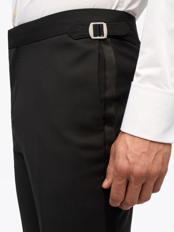 Tenuta Tuxedo Trousers Black