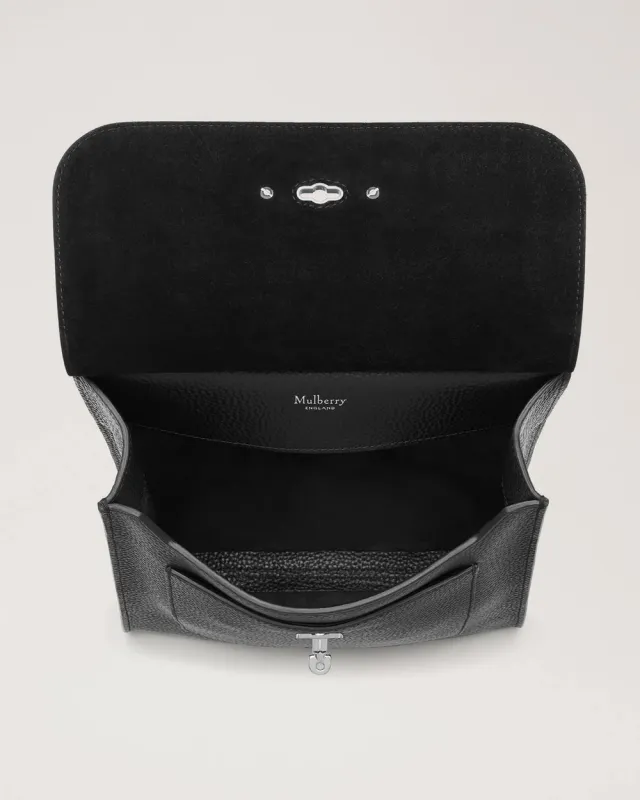 ANTONY N Black Small Classic Grain Silver