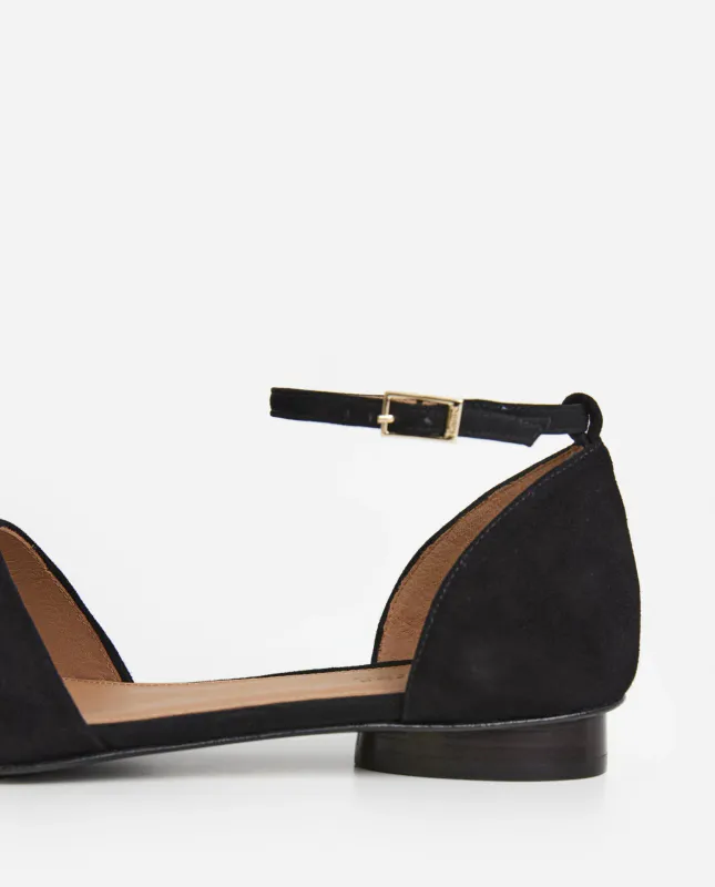 FRANKIE Suede Black