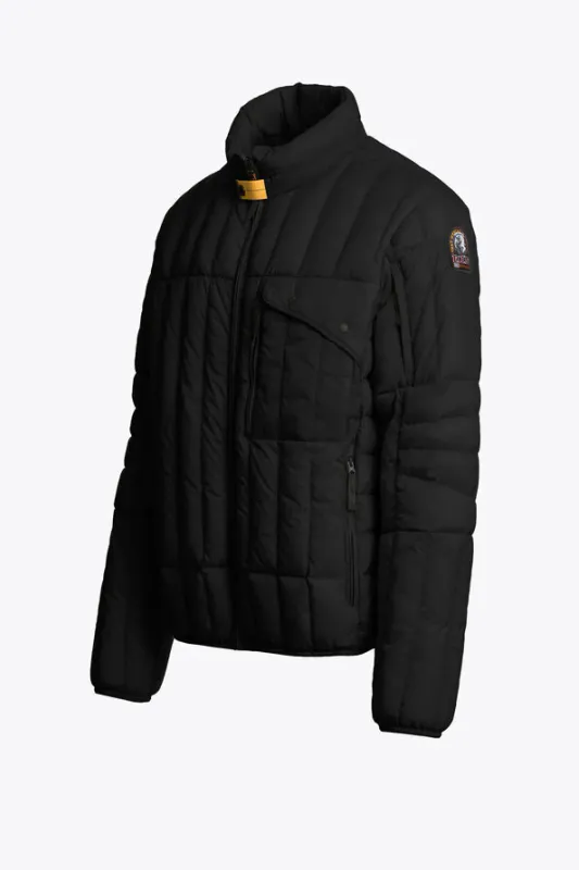 KUON Short Puffer Jacket Black