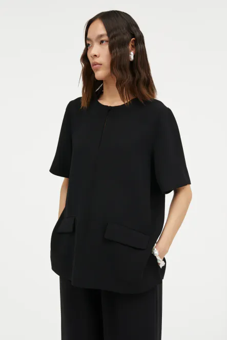 Hovedbilde Betty Crepe Georgette Black 