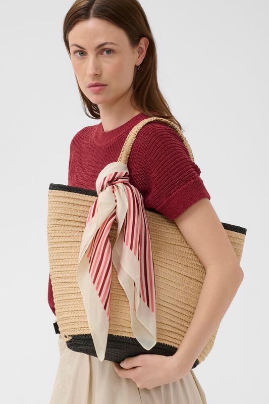 PhiPW Scarf Peach Blossom Stripe