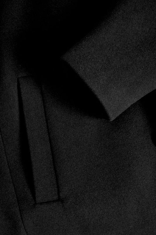 HARVEY Short Wool Black 