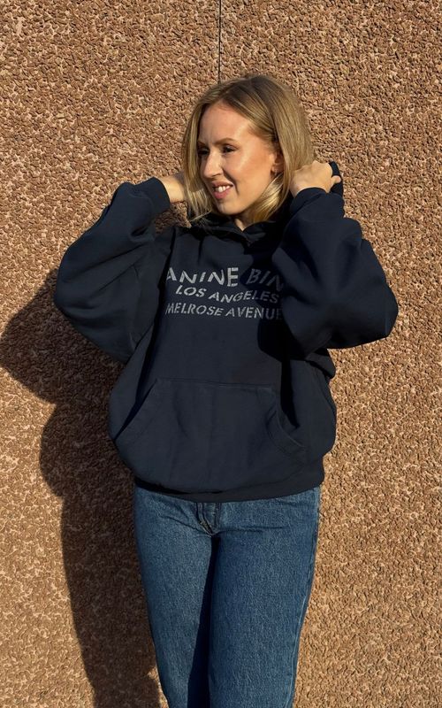 HARVEY Sweatshirt Melrose Stencil Navy