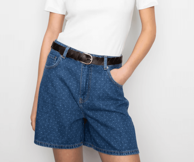 LYLE Shorts Mid Blue Dot