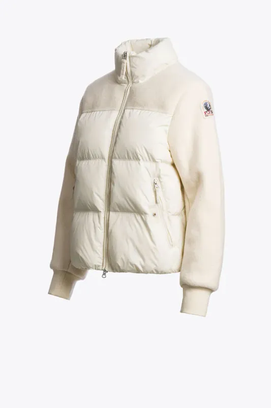 SABOGA Hybrid Jacket Warm Ivory