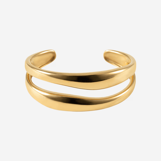 Hovedbilde The Curved Bangle Gold