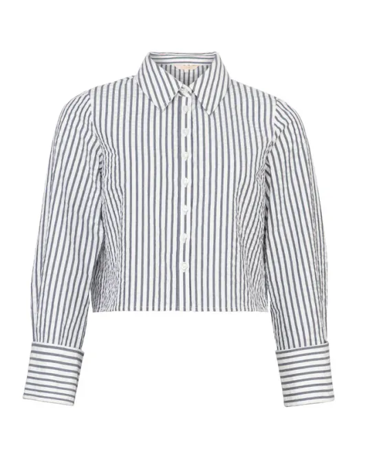 Hovedbilde SEERSUCKER Cropped Shirt ...