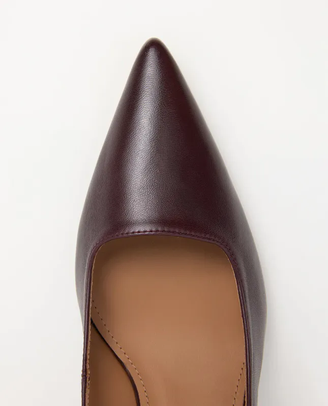 FRANCHESCA Leather Burgundy