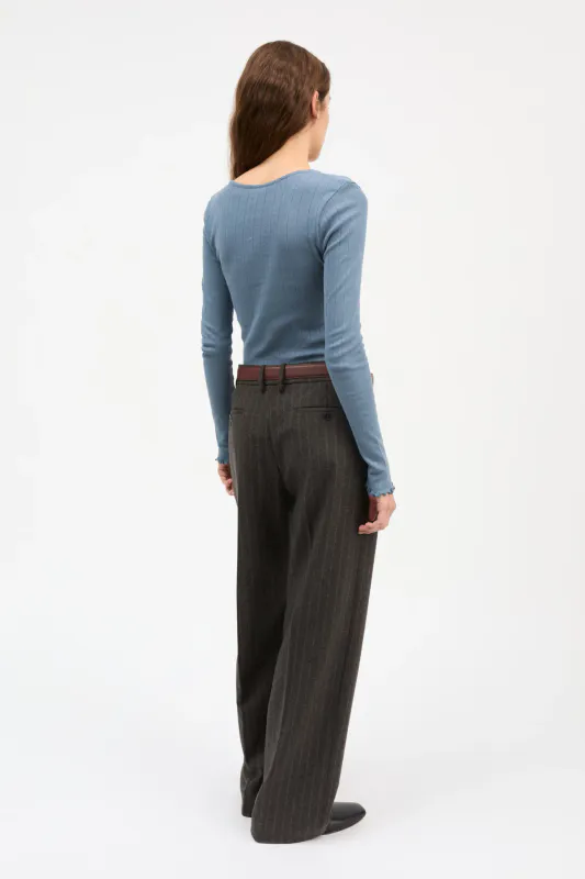 EDIE Blouse Faded Blue 