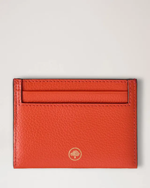 CONTINENTAL Credit Card Slip Coral Orange