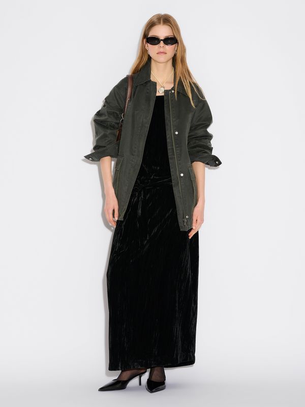 CYGNET Velvet Dress Black