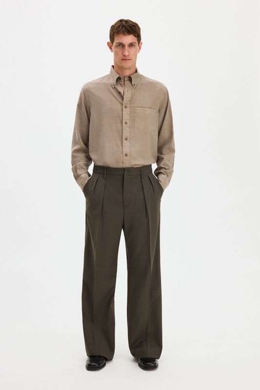Zack Shirt Stone Taupe