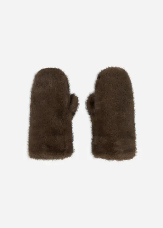 EVALYN FAUX Mink Choco