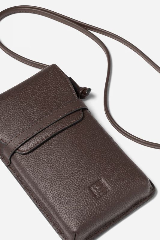 Mobile Pouch Dark Brown
