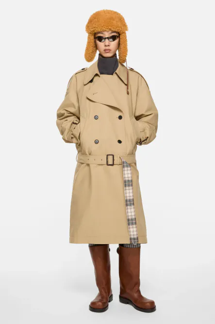 Hovedbilde BELTED Trench Coat Beige