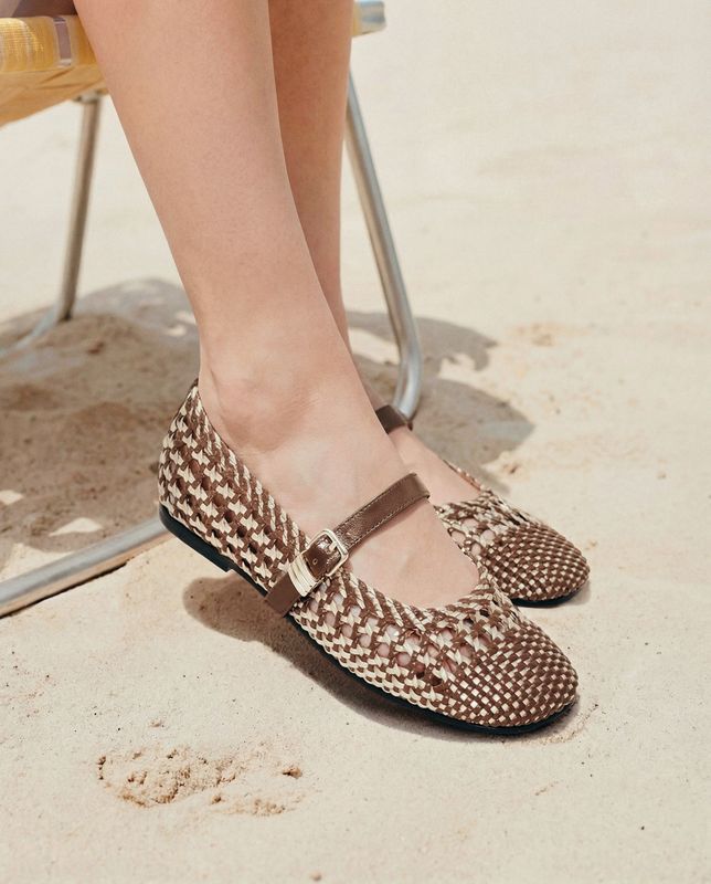 Ballerinas Ruciato|Platino