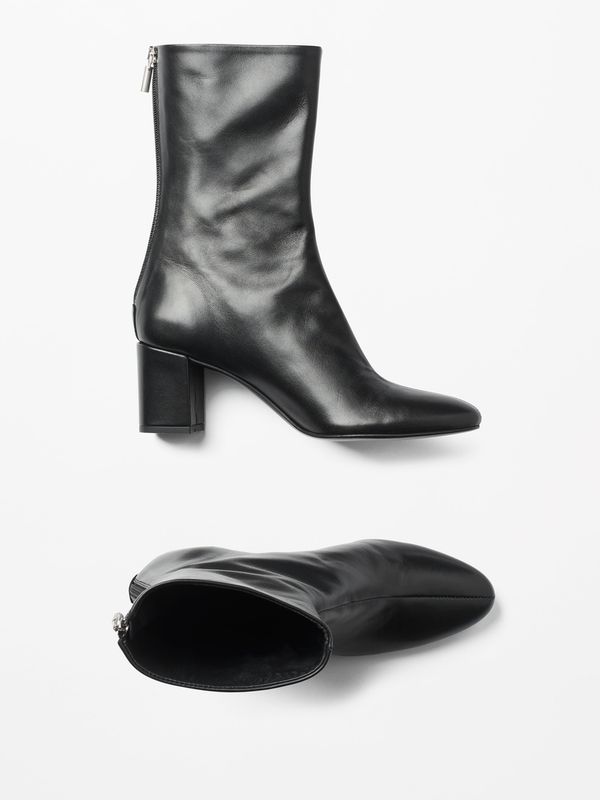 POLIKA Leather Boots Black