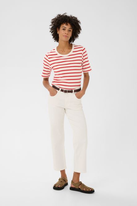 Hovedbilde RatanaPW Tee Stripe Poppy Red