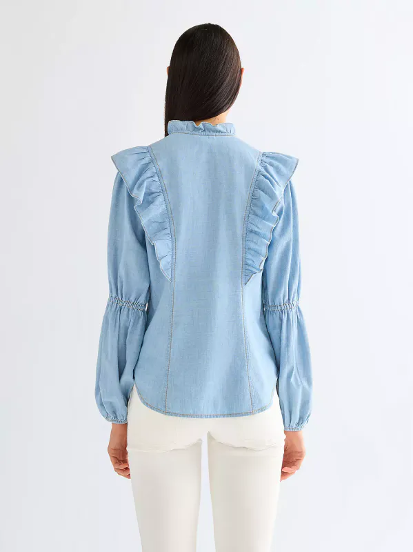Romance Blouse Manor Blue 