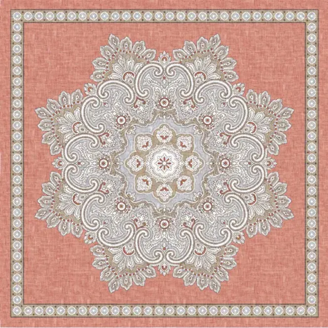 Hovedbilde BANDANA Flower Orange Melange ...