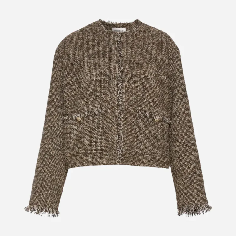 VENTO Jacket Brown Tweed