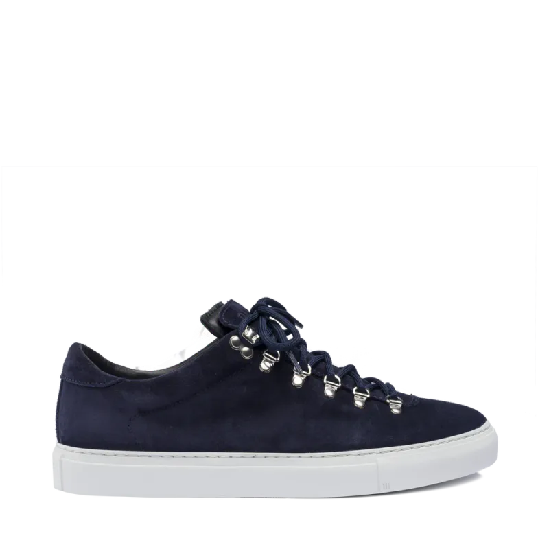 MAROSTICA Low Marineblå Suede