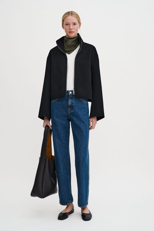 DAFINA Jacket Wool Black 