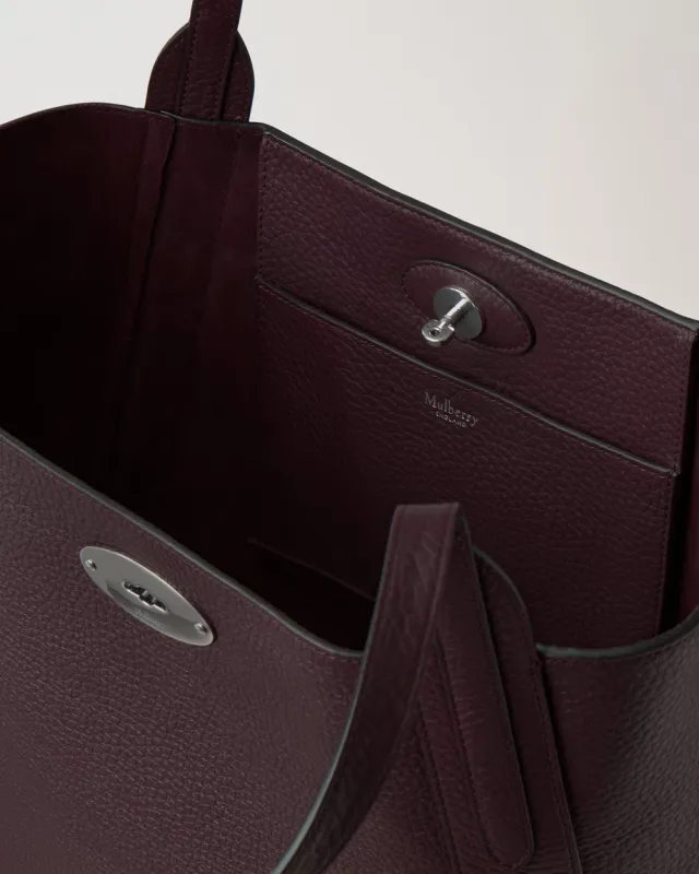 North South Bayswater Tote Mulberry Black Cherry HG
