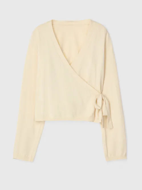 Hovedbilde Cotton Cashmere Wrap Cardigan ...