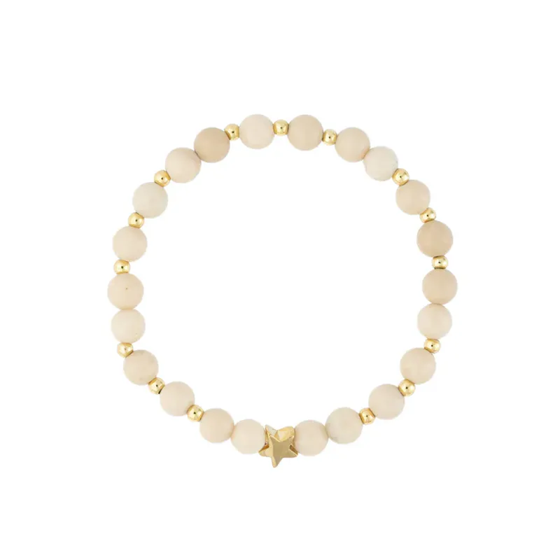STONE BEAD BRACELETS 6 MM