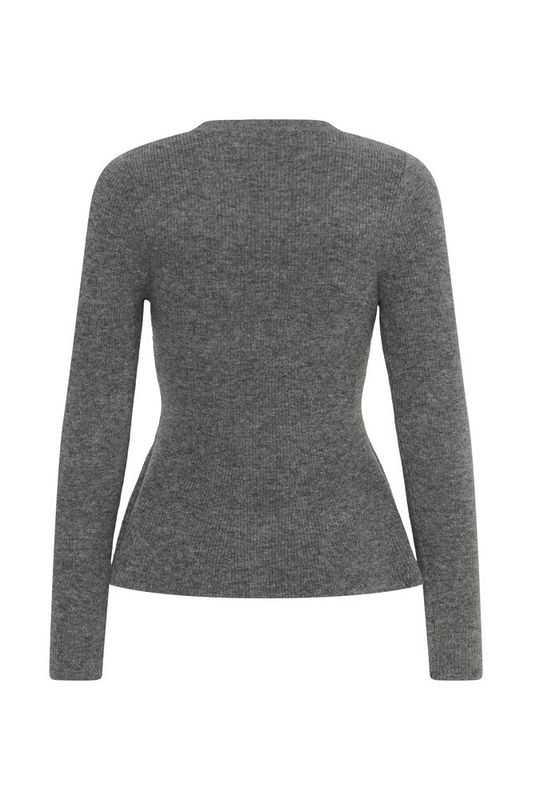 CarinaPW Pullover Medium Grey Melange