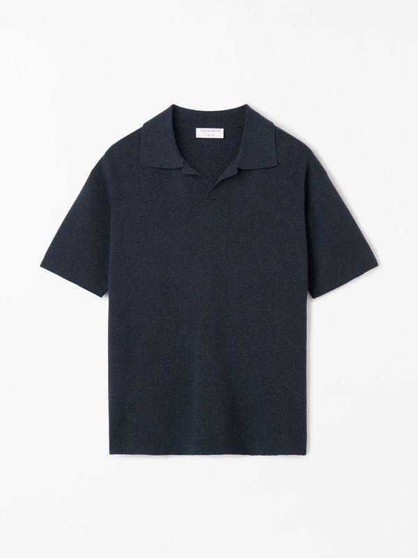 MAELON Knitted T-shirt Black 