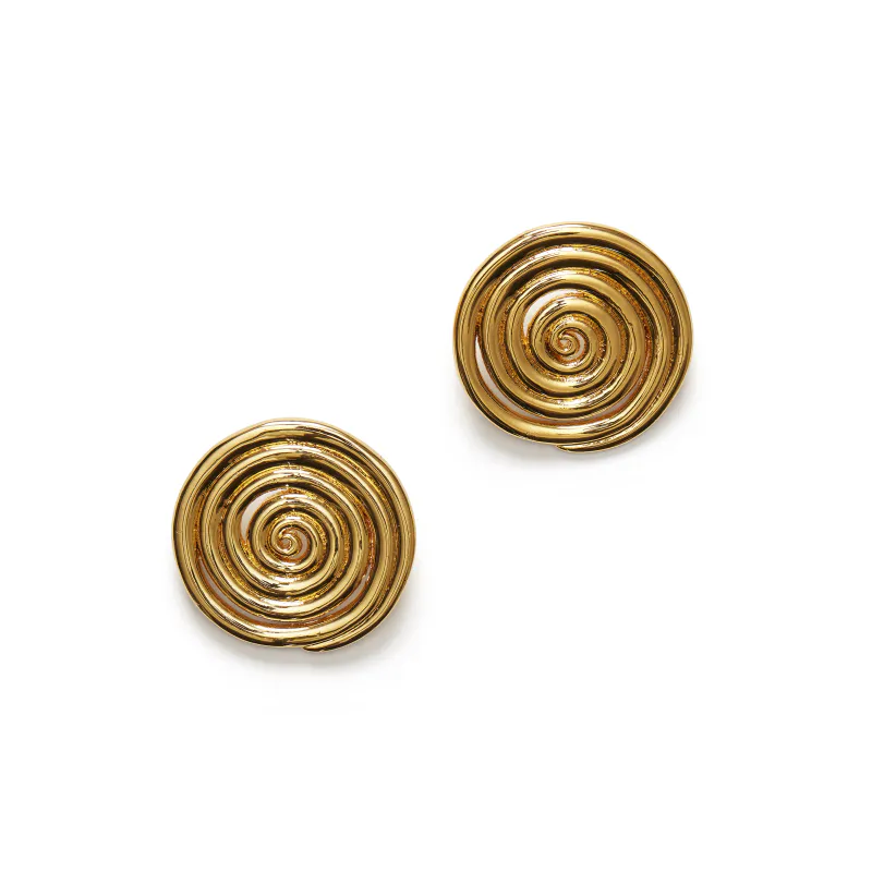 SPIRAL EARRING Gold