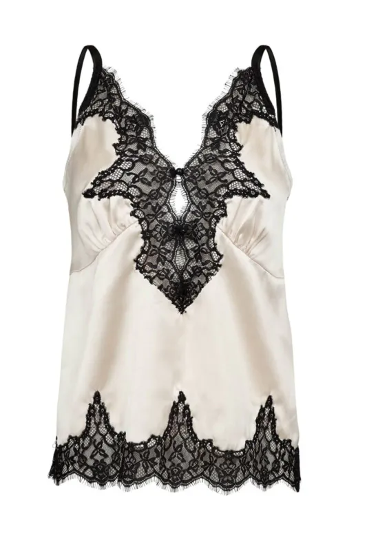 VIVIAN Lingerie Top Pearl