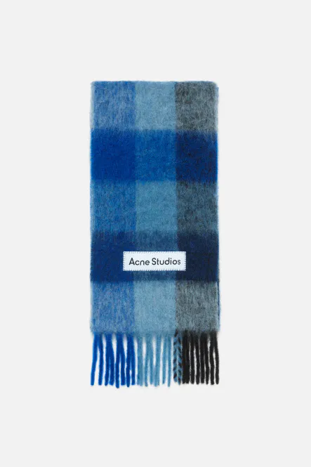 Hovedbilde MOHAIR CHECKED SCARF Dark ...