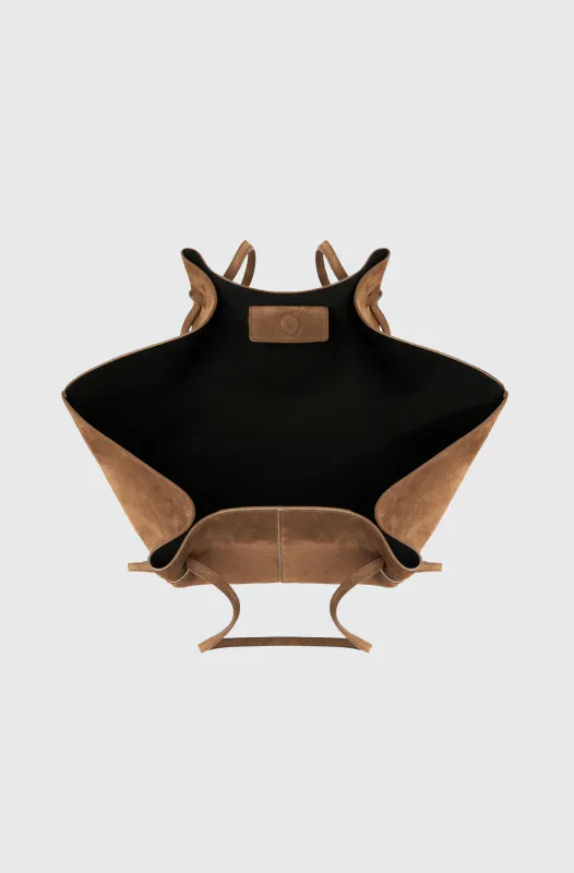 MOCHI Large Tote Cognac Suede