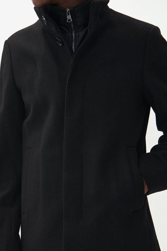 HARVEY Short Wool Black 