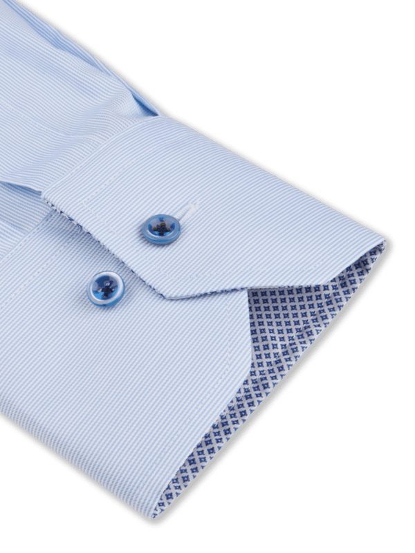 Light blue Contrast Twill Shirt FB 