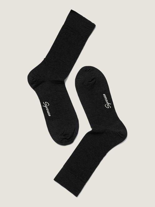Hovedbilde Fine Wool Crew sock Black