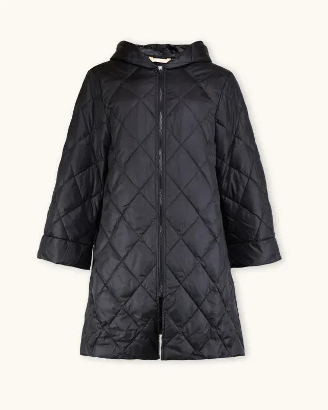 Padded Maxi Parka Black