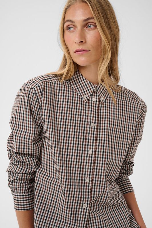 ChrestellaPW Shirt Brandied Apricot Check