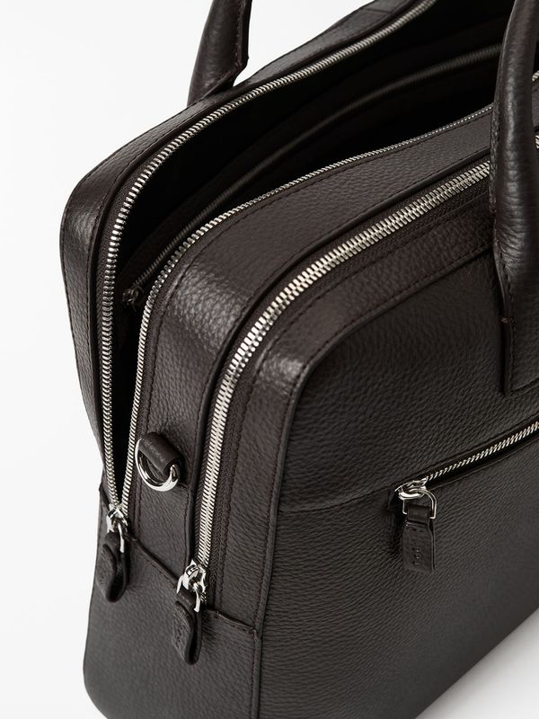 BERIDARE Briefcase Dark Brown