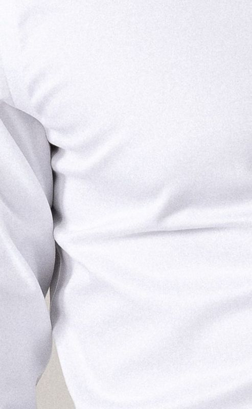 The ELEGANT Solid Twill Slim White