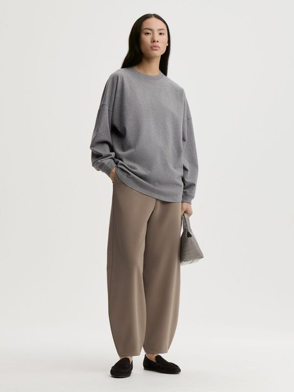 CARALA Organic Cotton Sweatshirt Grey Melange