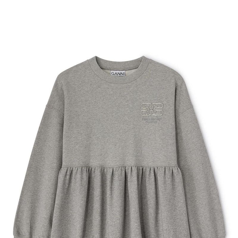 ISOLI Crewneck Peplum Dress Paloma