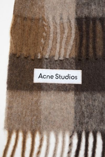 Hovedbilde MOHAIR CHECKED SCARF Dark ...