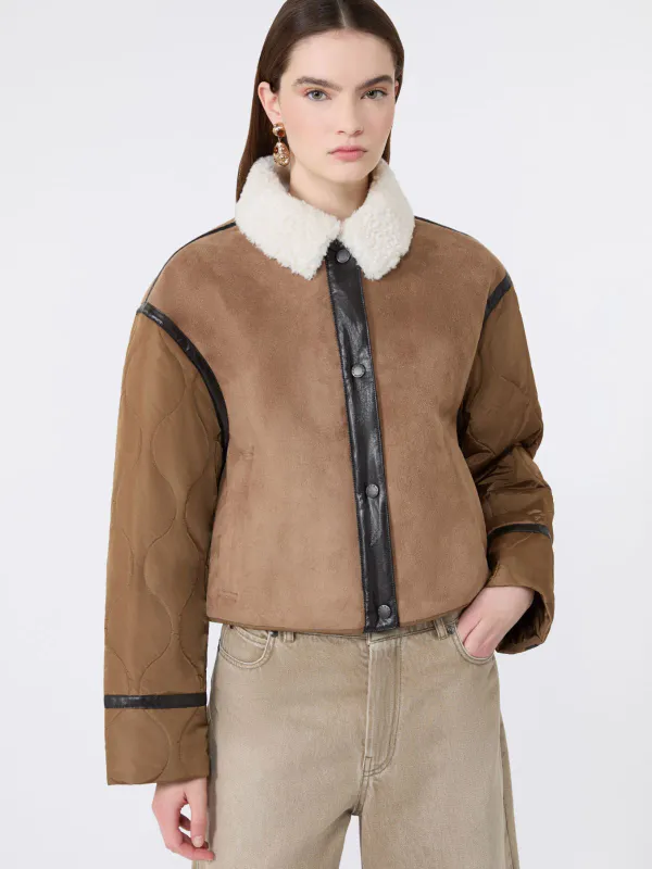 Gessati Quilted Jacket Camel 