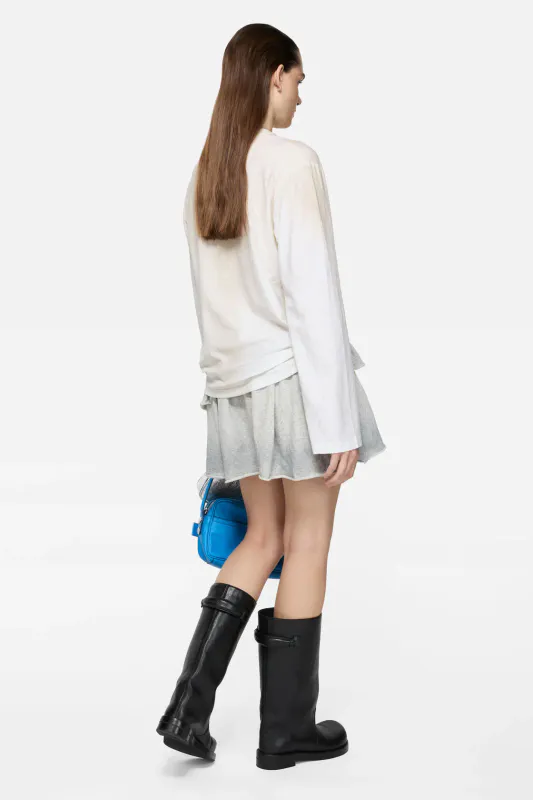 LOGO LS Sprayed 1996 T-shirt Dusty White