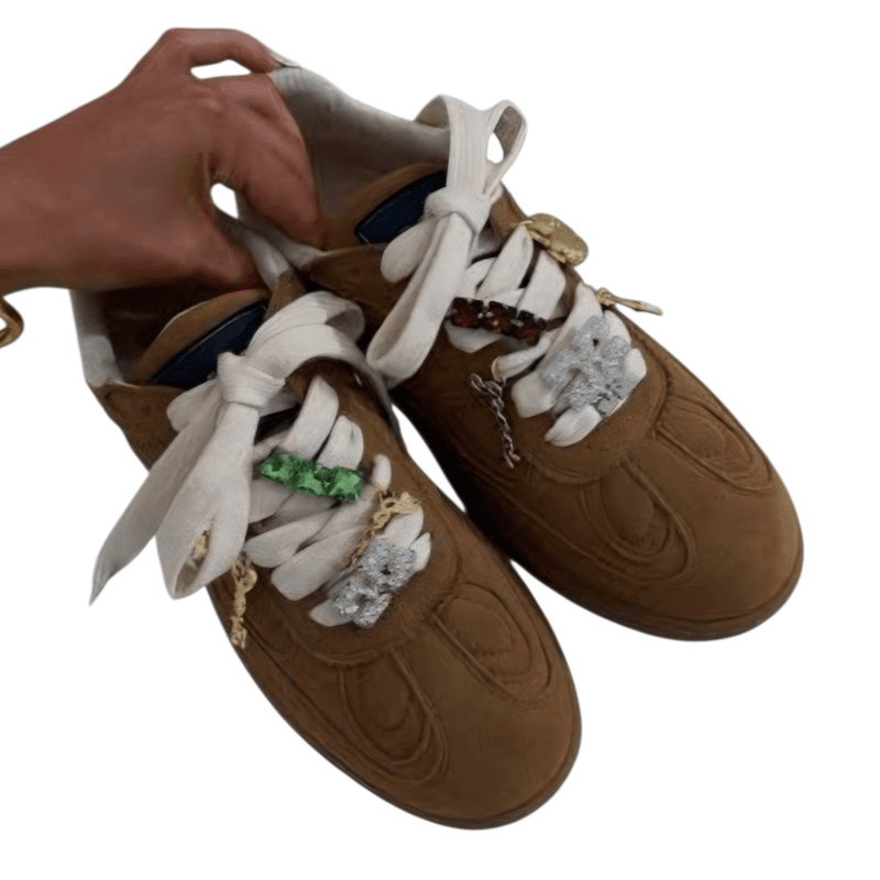 08 Sneakers Recycled Suede Brown Sugar 